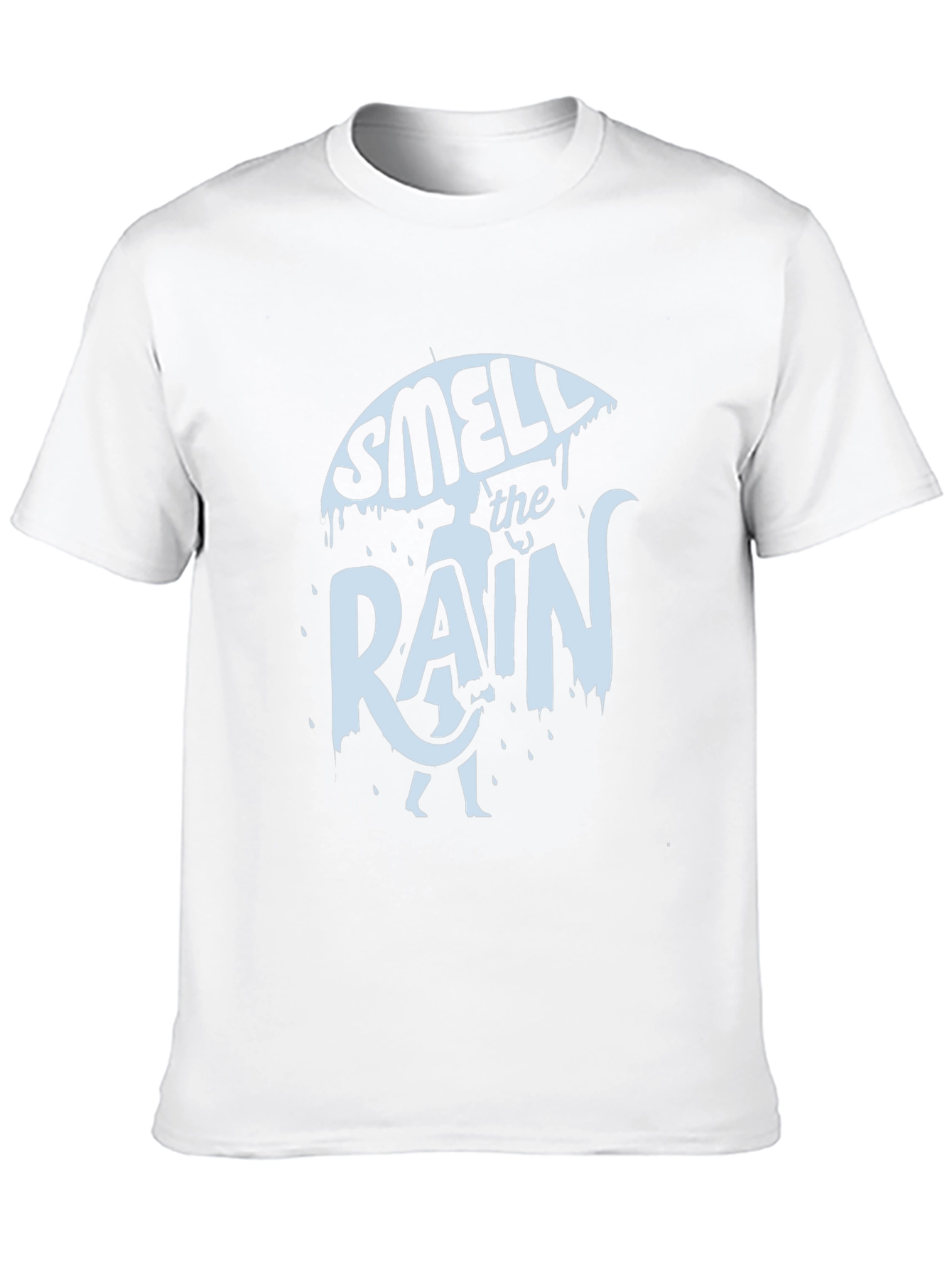 Smell the Rain Black Graphic Tee
