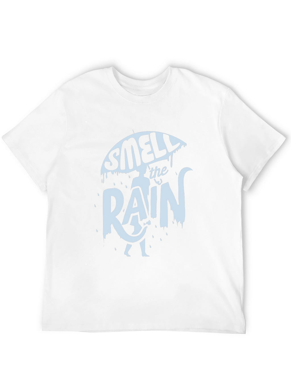 Smell the Rain Black Graphic Tee
