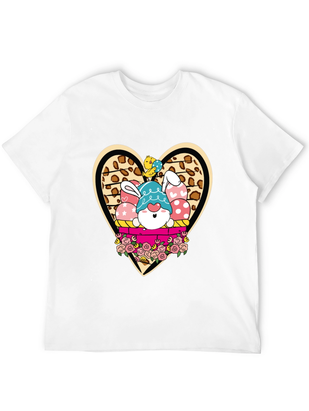 Easter Bunny Gnome T-Shirt - Cute Holiday Apparel