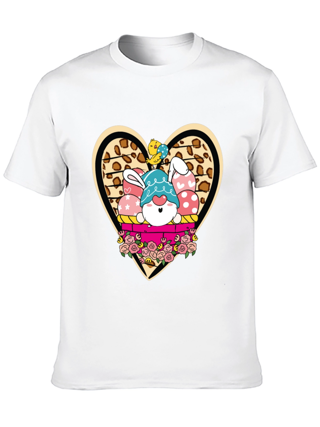 Easter Bunny Gnome T-Shirt - Cute Holiday Apparel