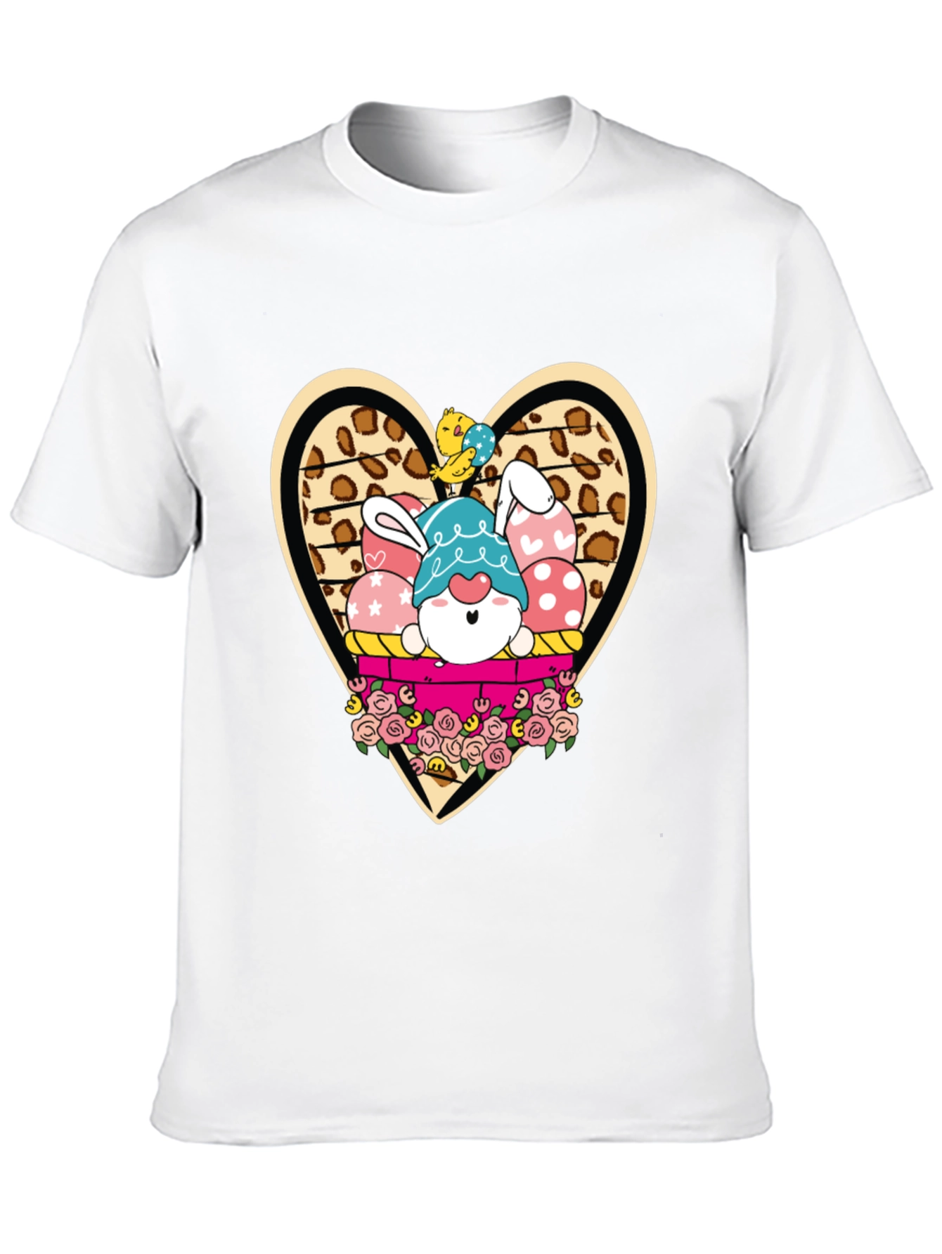Easter Bunny Gnome T-Shirt - Cute Holiday Apparel