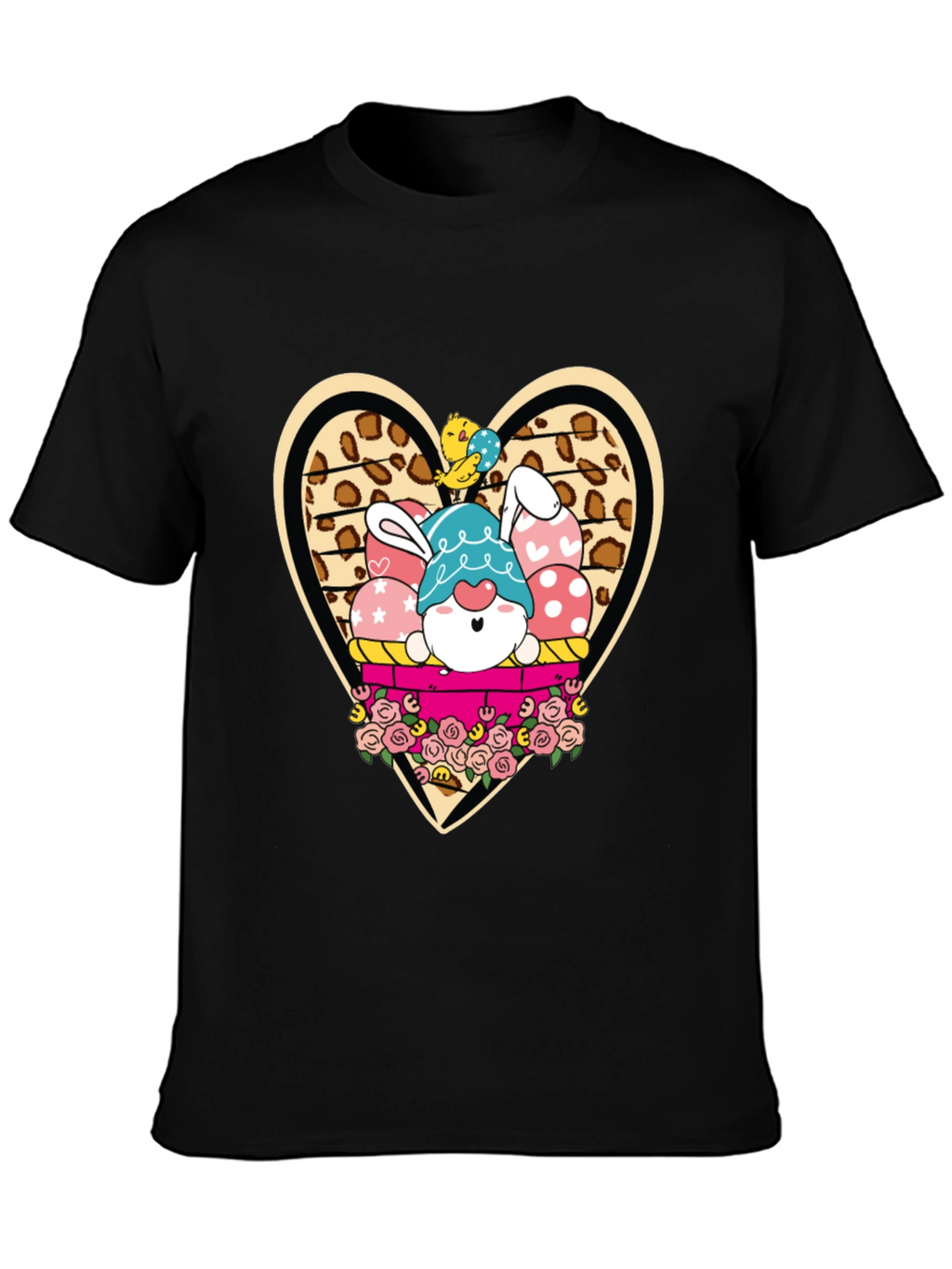 Easter Bunny Gnome T-Shirt - Cute Holiday Apparel