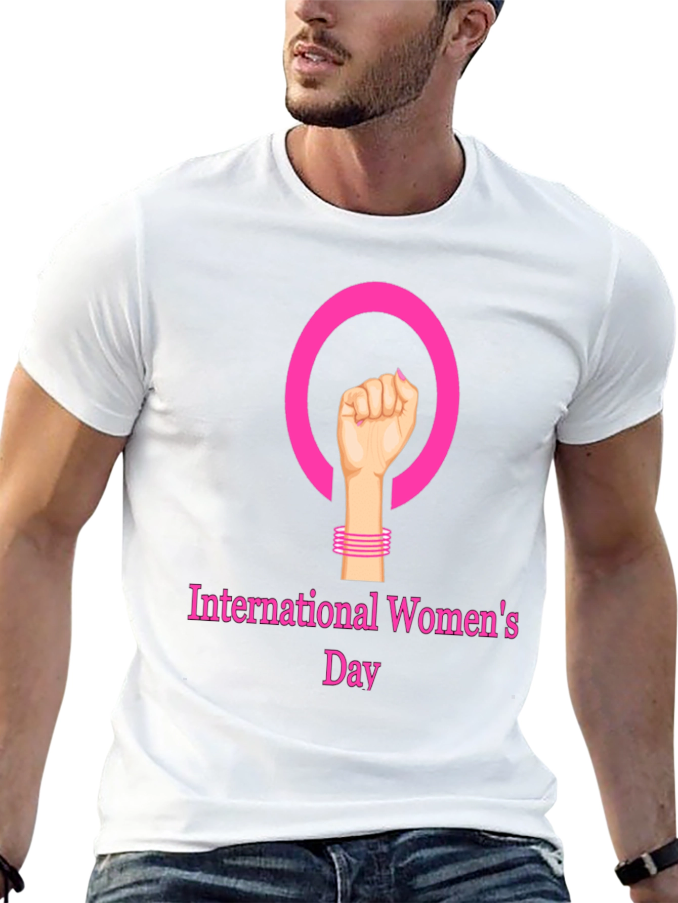 International Womens Day Black T-Shirt