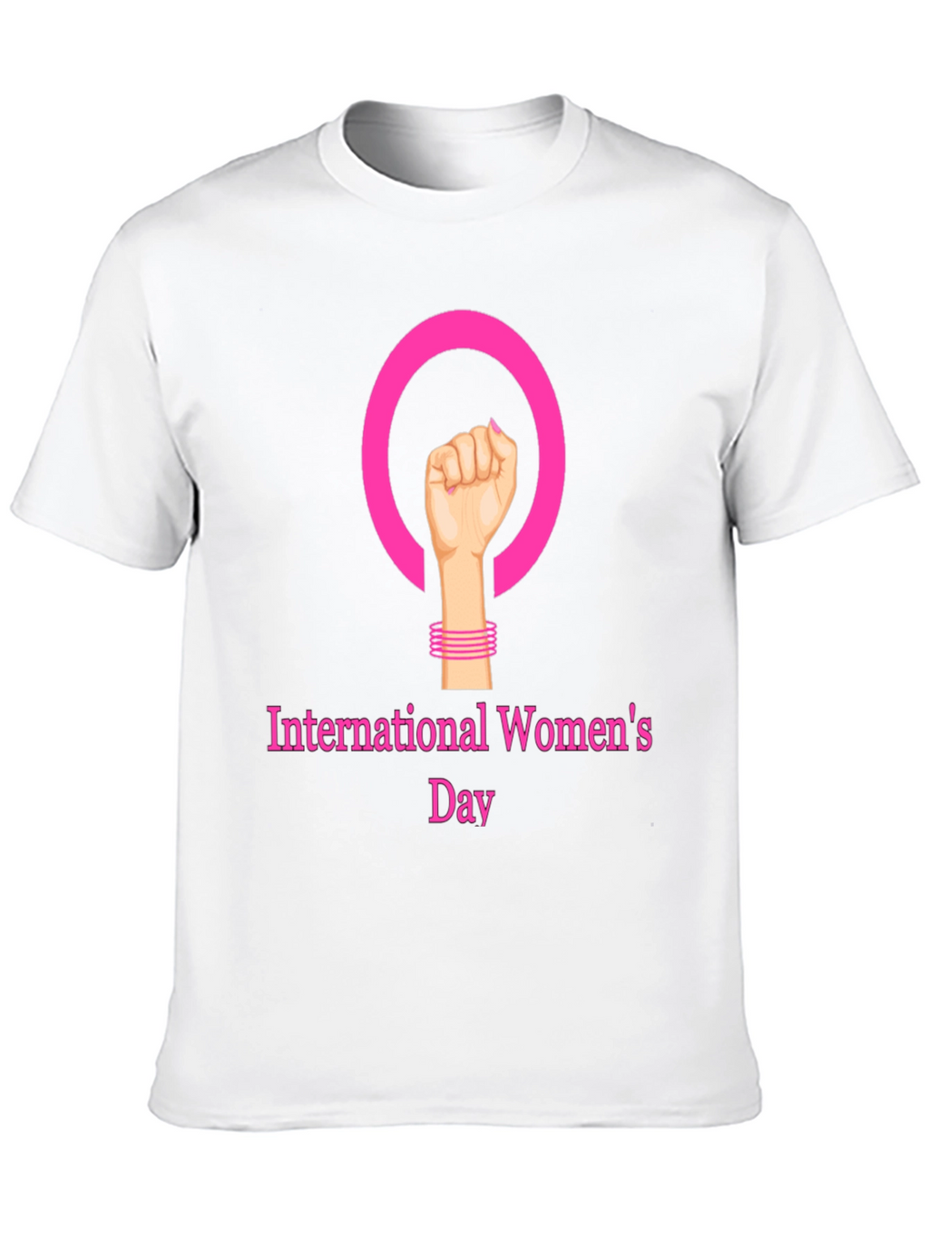 International Womens Day Black T-Shirt