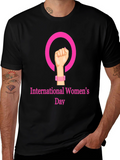 International Womens Day Black T-Shirt