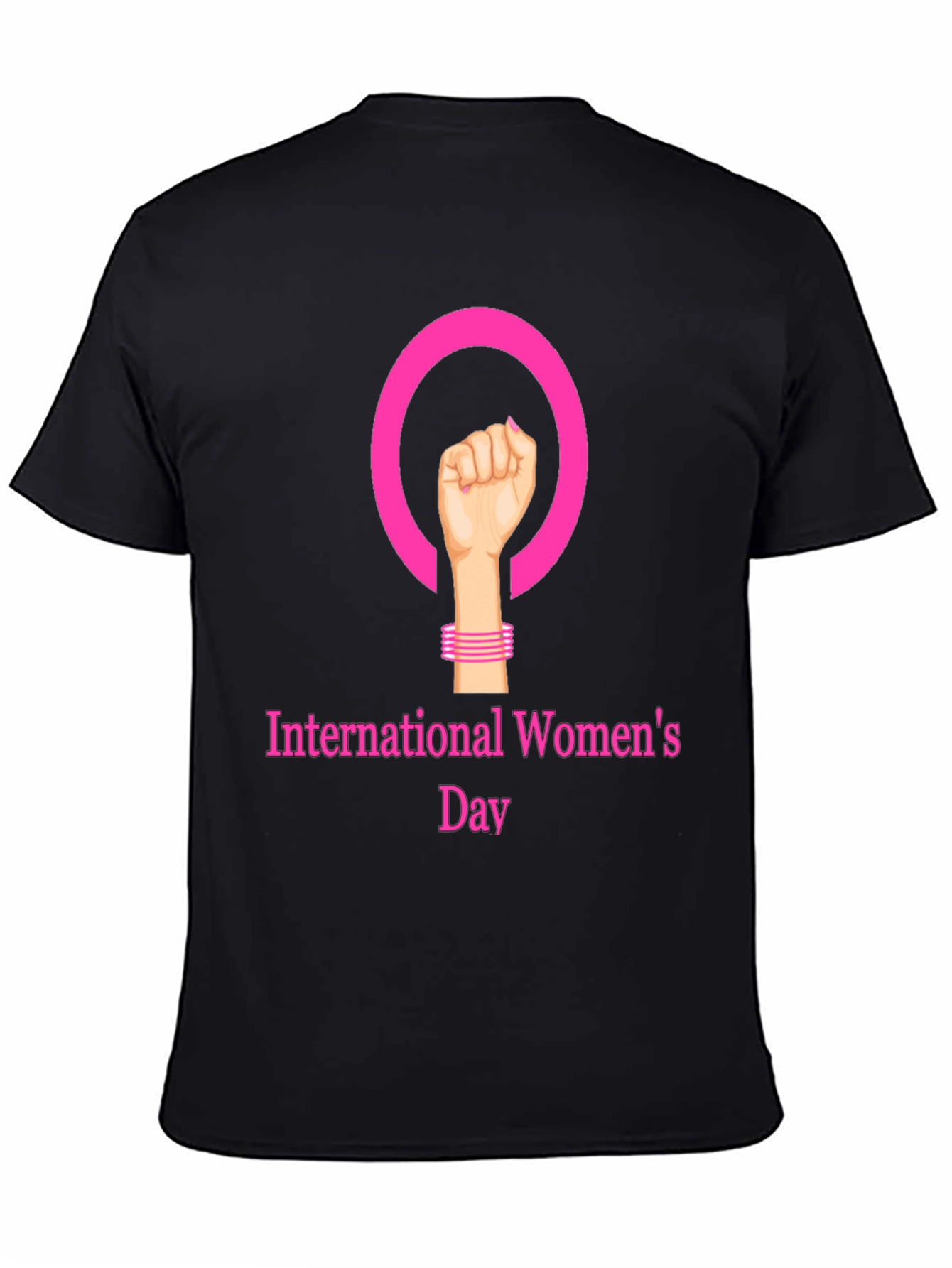 International Womens Day Black T-Shirt