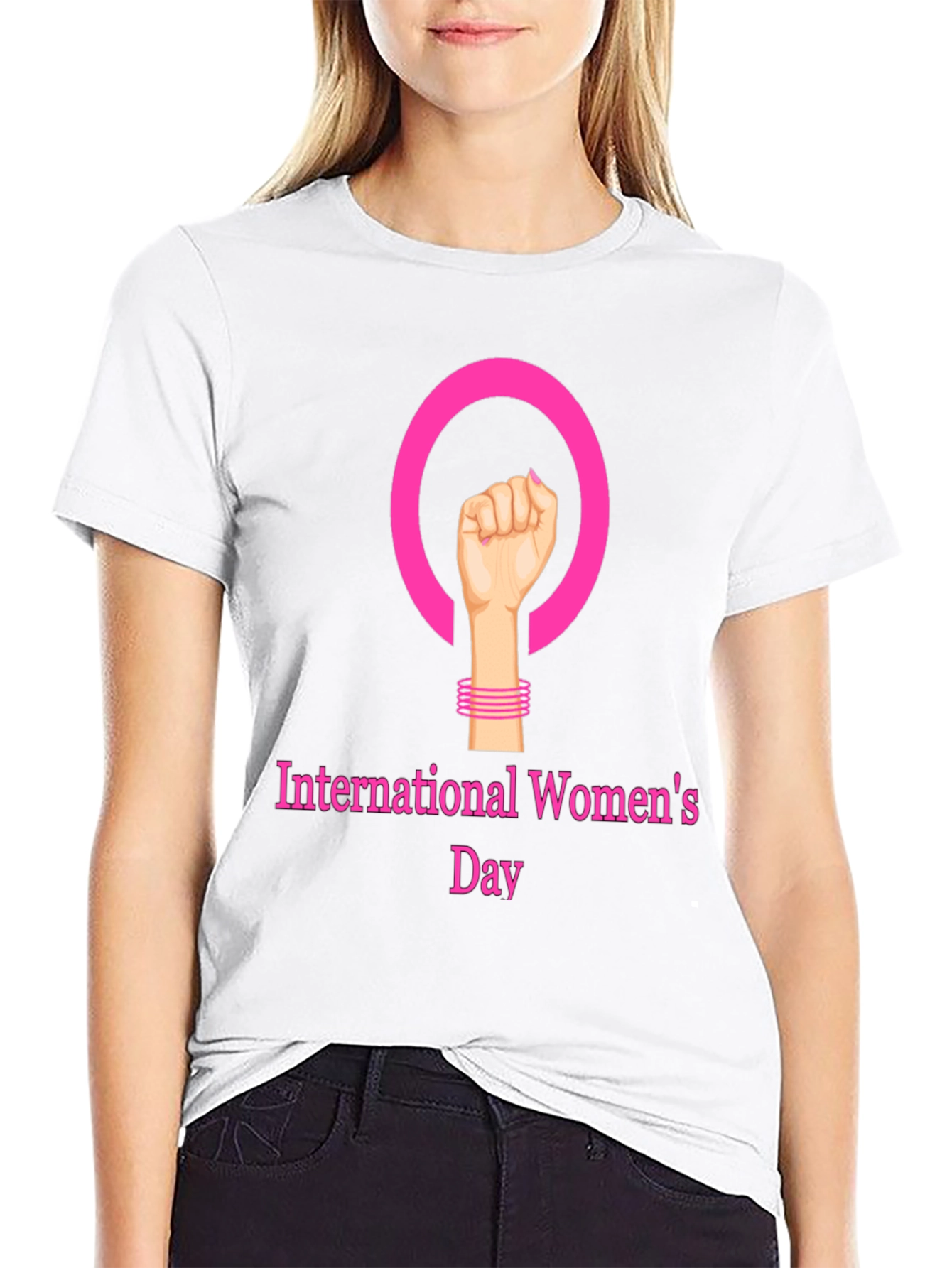 International Womens Day Black T-Shirt