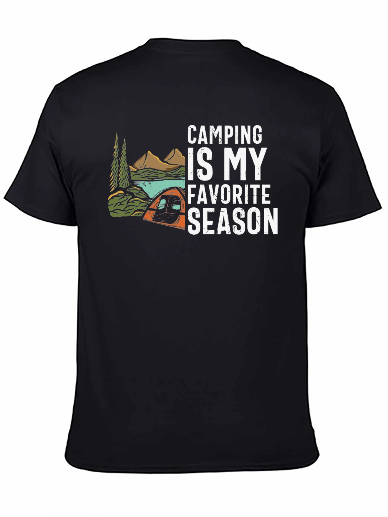 Camping Is My Favorite Season Graphic T-Shirt