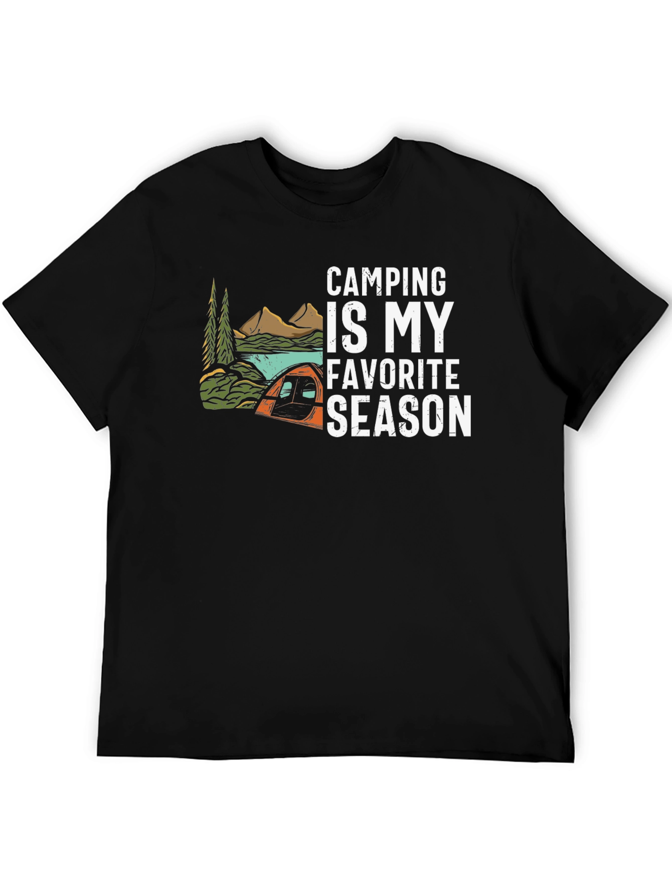 Camping Is My Favorite Season Graphic T-Shirt
