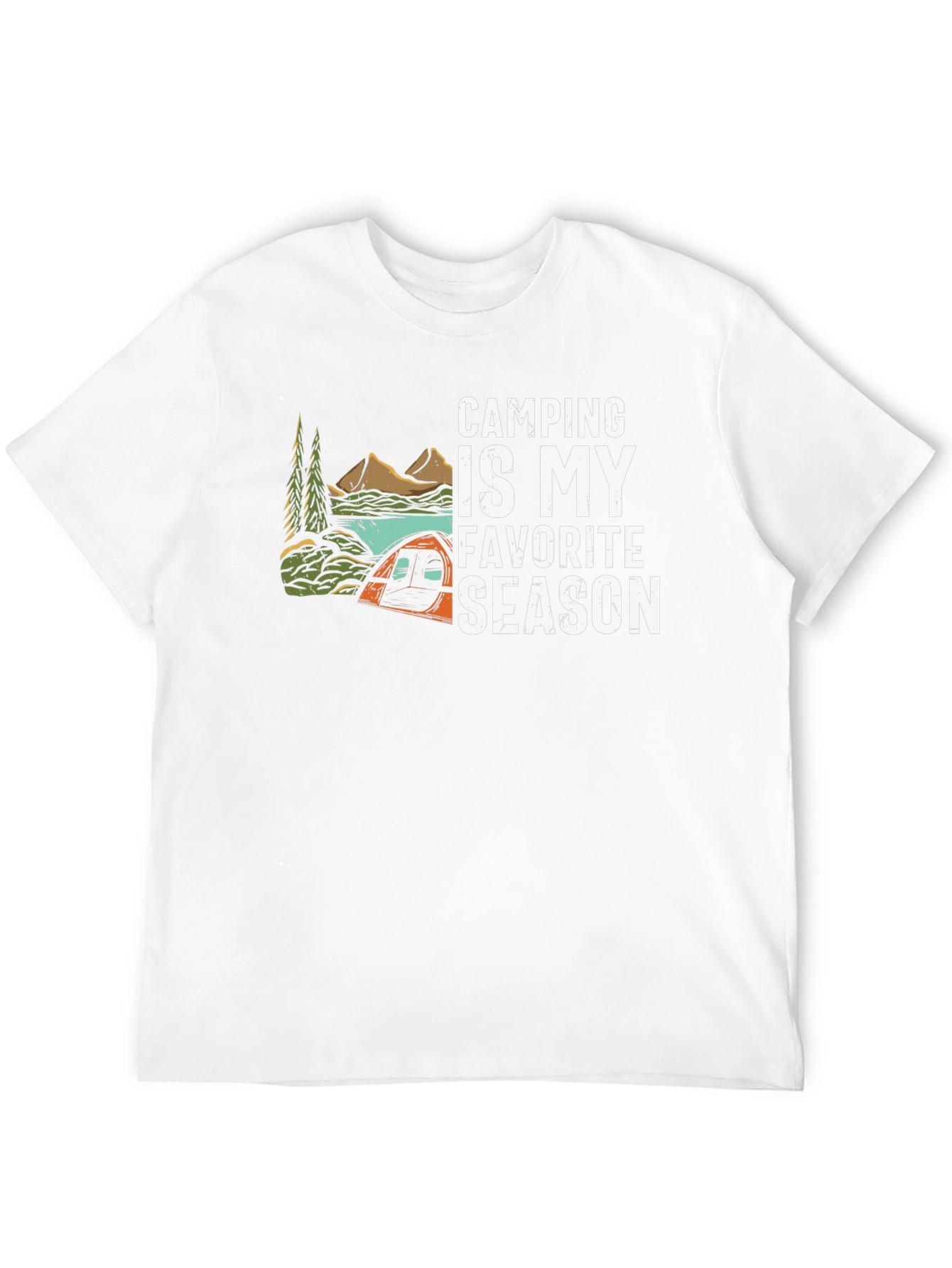 Camping Is My Favorite Season Graphic T-Shirt