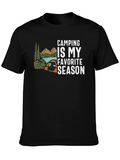 Camping Is My Favorite Season Graphic T-Shirt