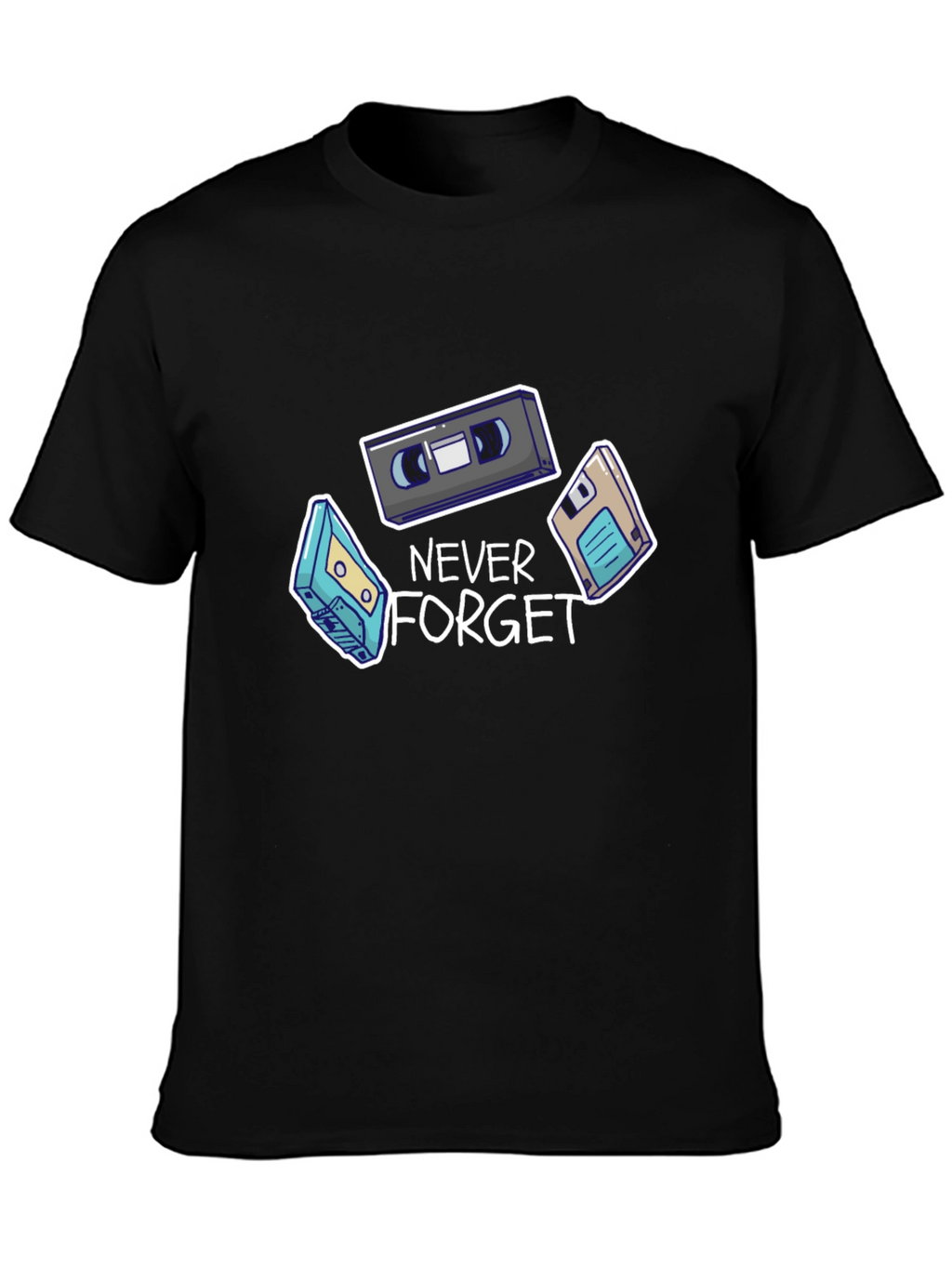 Never Forget Retro Graphic T-Shirt