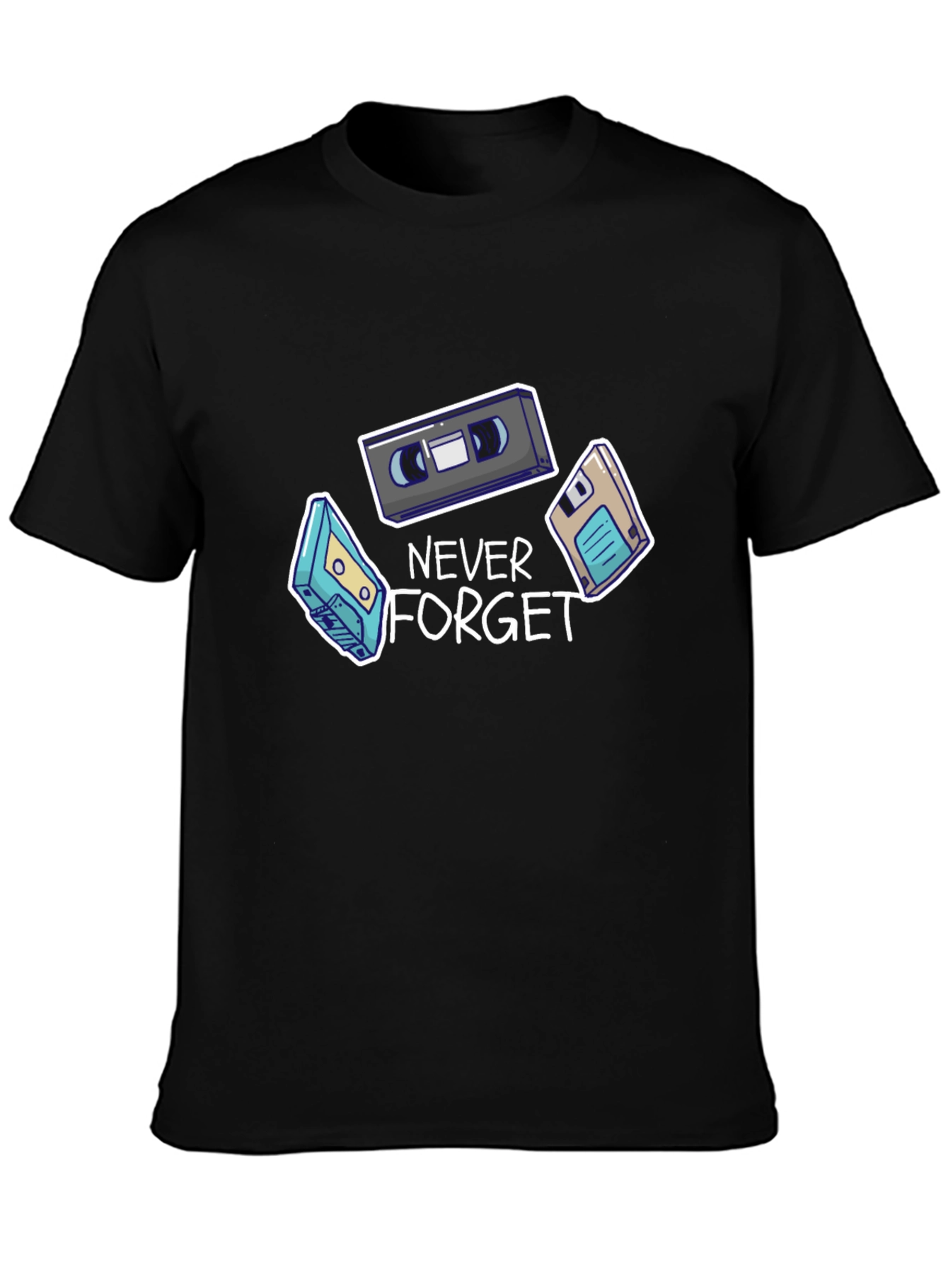 Never Forget Retro Graphic T-Shirt