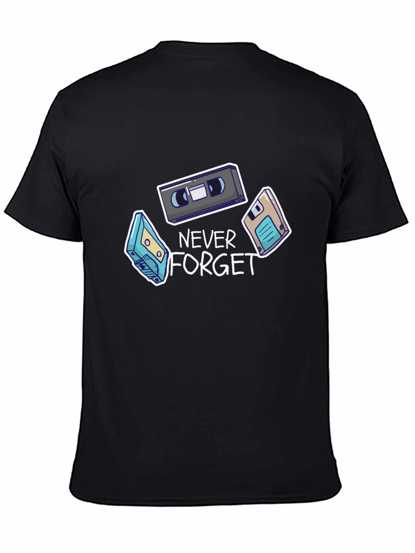 Never Forget Retro Graphic T-Shirt