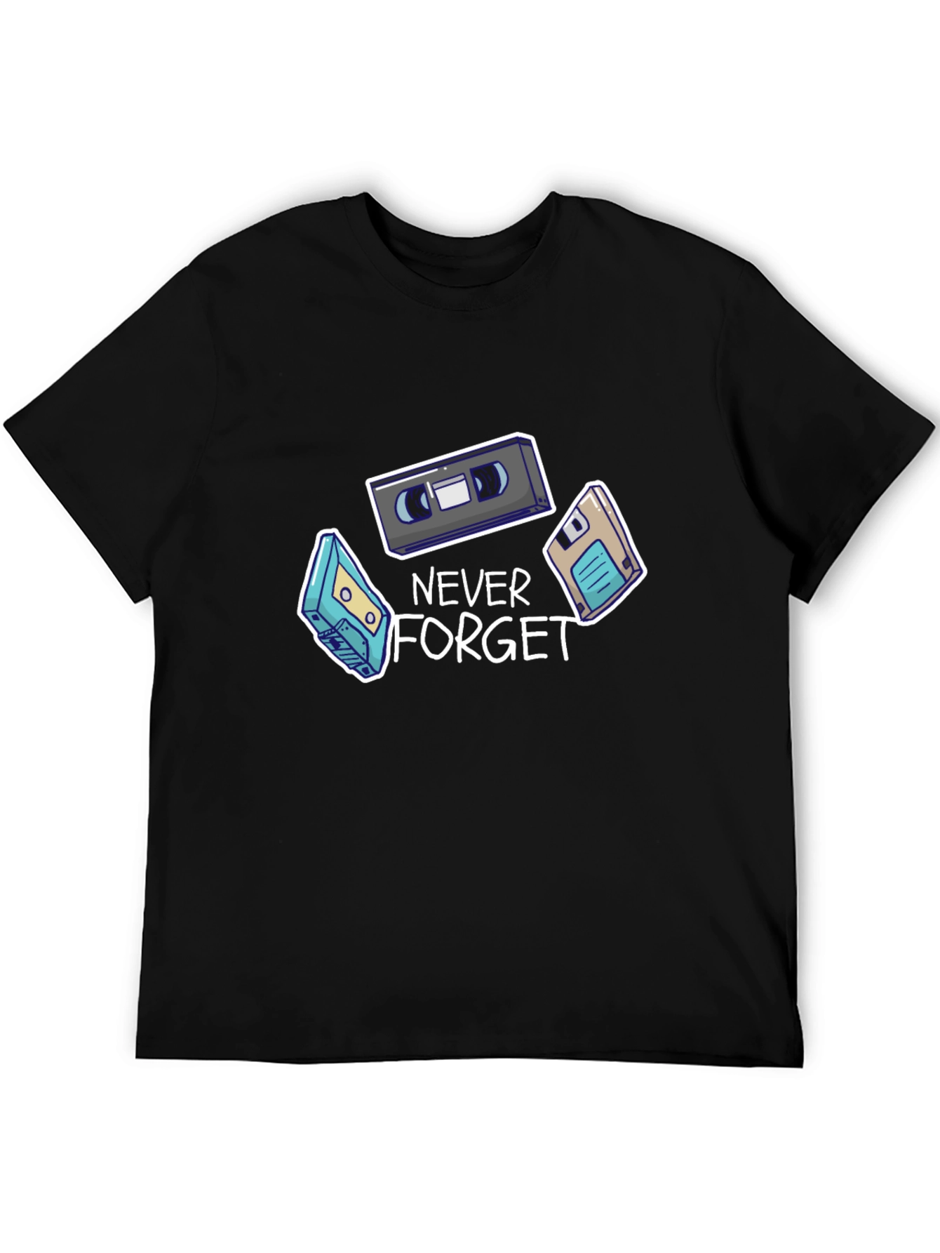 Never Forget Retro Graphic T-Shirt
