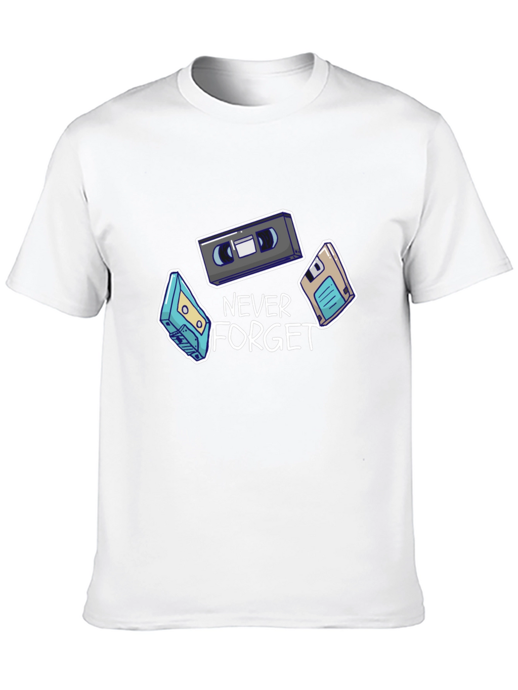 Never Forget Retro Graphic T-Shirt