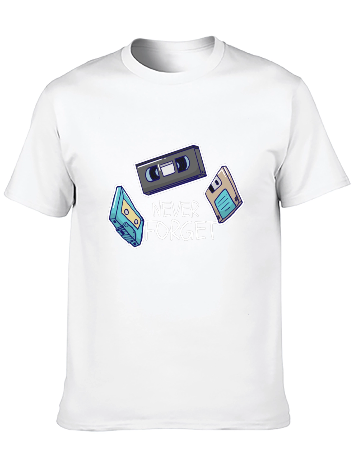 Never Forget Retro Graphic T-Shirt
