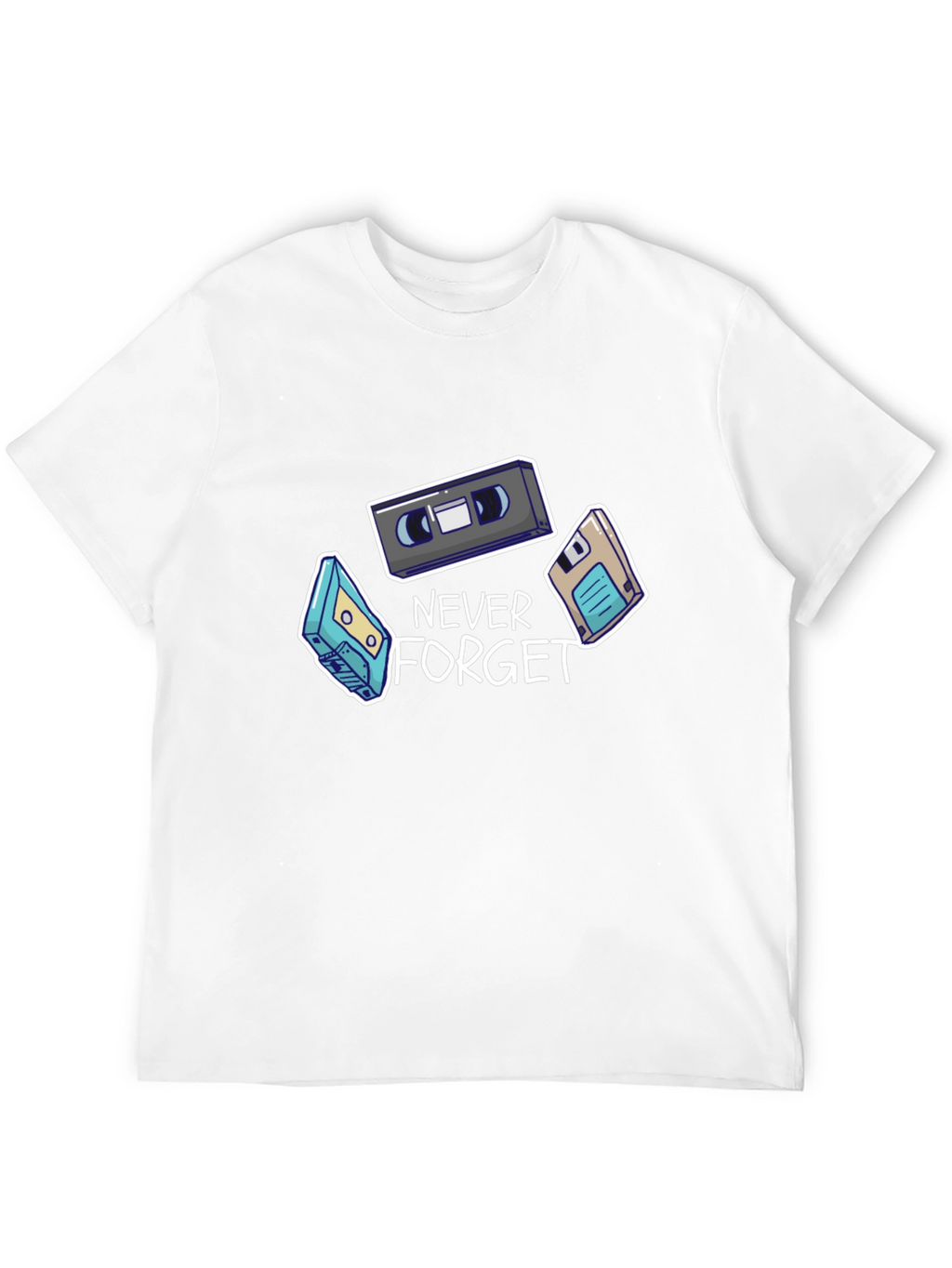 Never Forget Retro Graphic T-Shirt