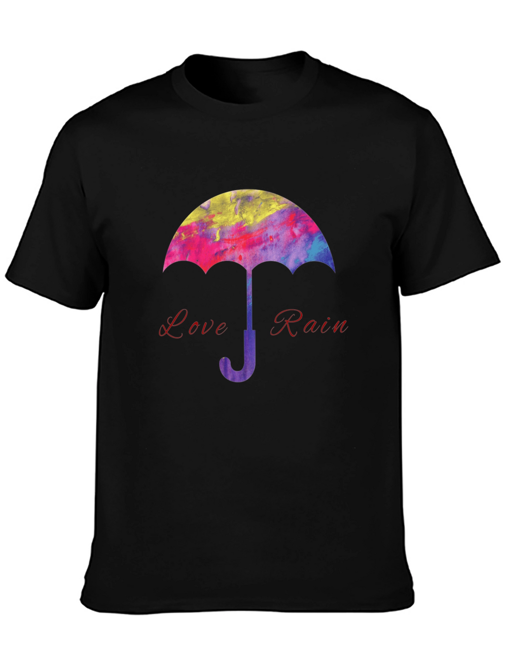 Love Rain Umbrella Graphic T-Shirt