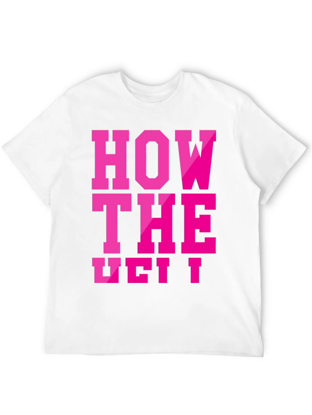 How The Veil T-Shirt - Bold Graphic Tee