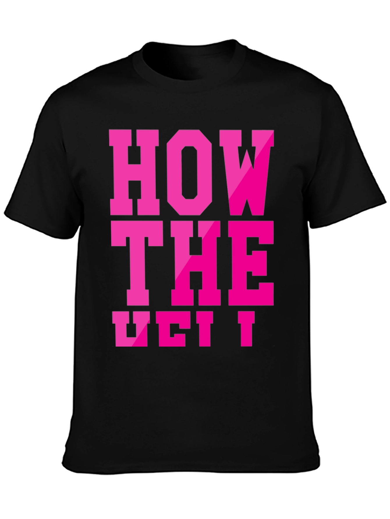 How The Veil T-Shirt - Bold Graphic Tee