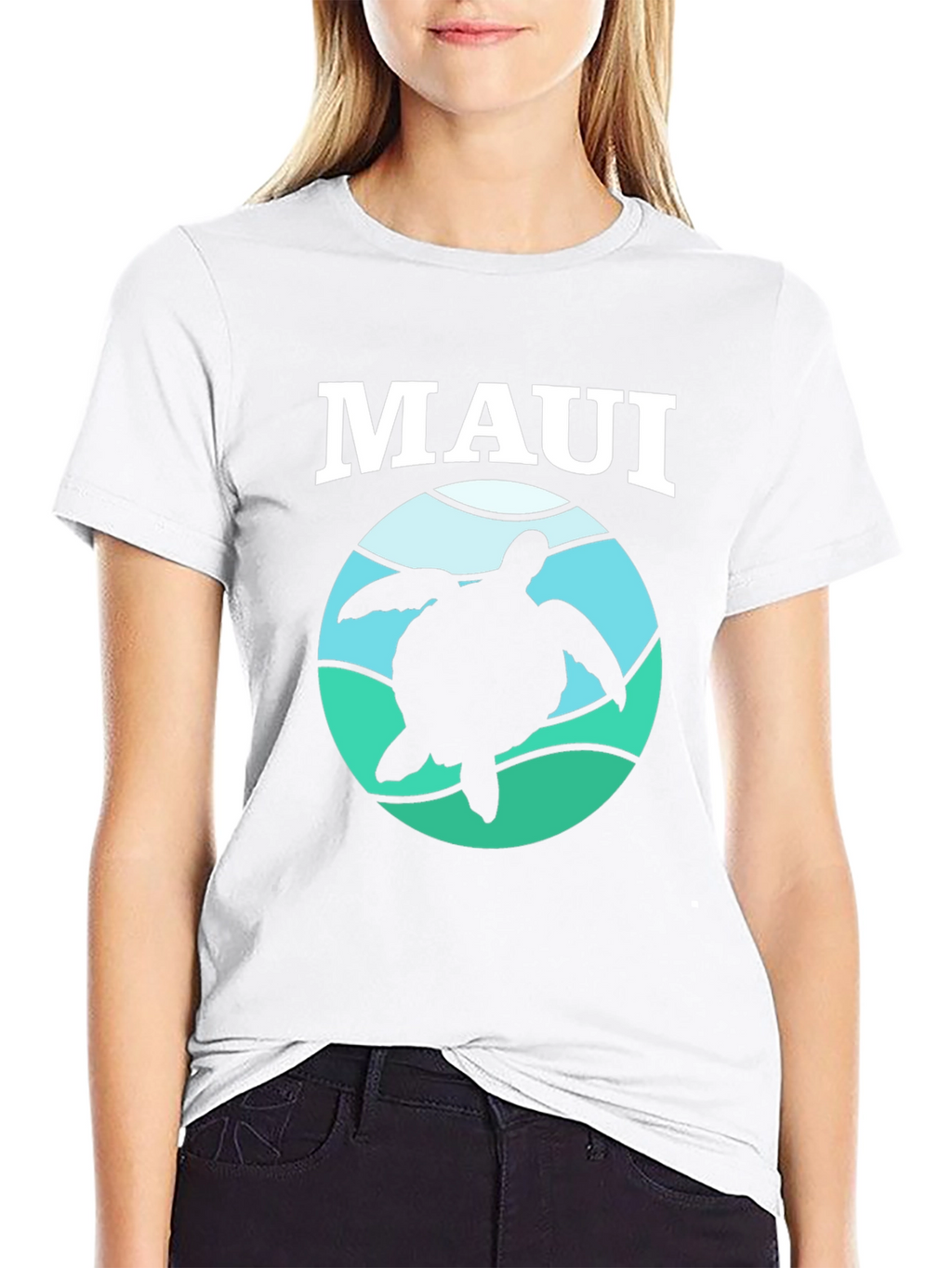 Maui Turtle Graphic Tee - Island Vibes
