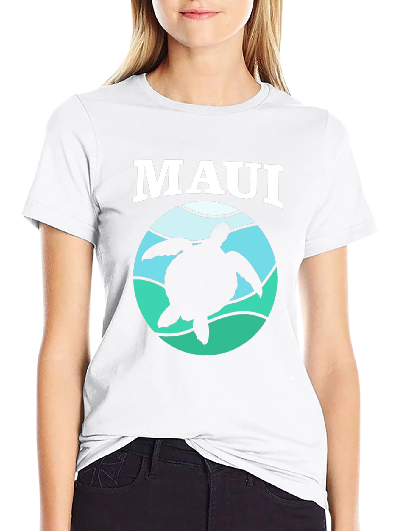 Maui Turtle Graphic Tee - Island Vibes