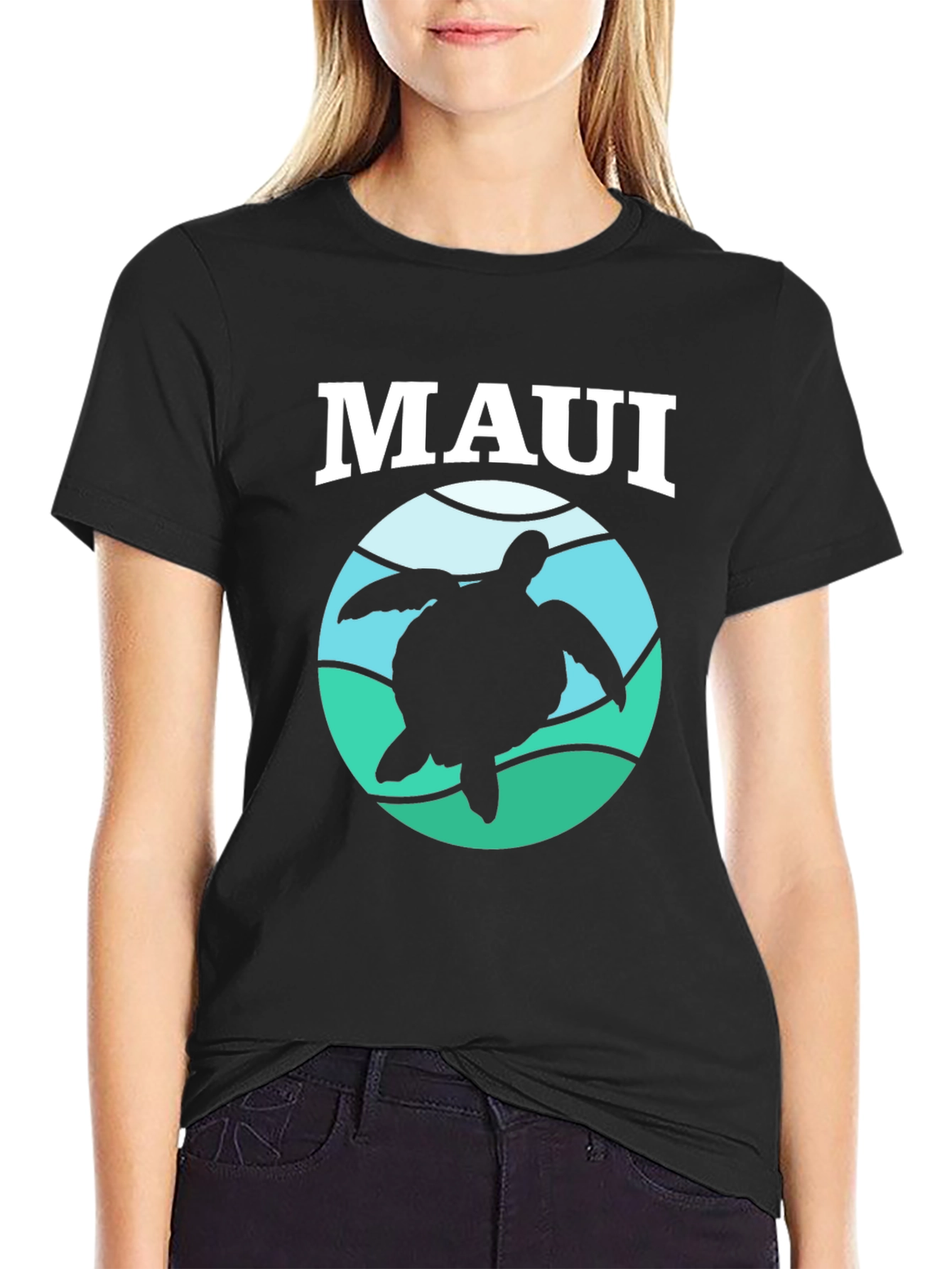 Maui Turtle Graphic Tee - Island Vibes