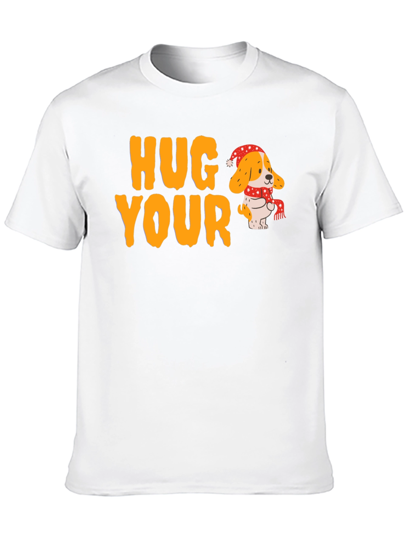 Hug Your Dog T-Shirt Holiday Beagle Tee