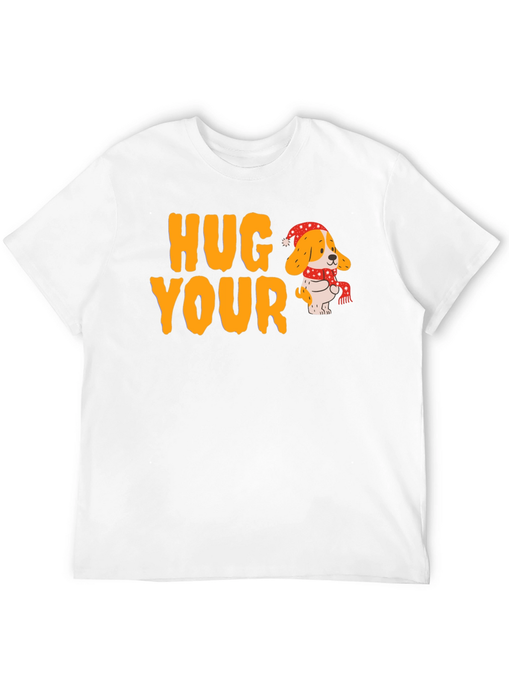 Hug Your Dog T-Shirt Holiday Beagle Tee