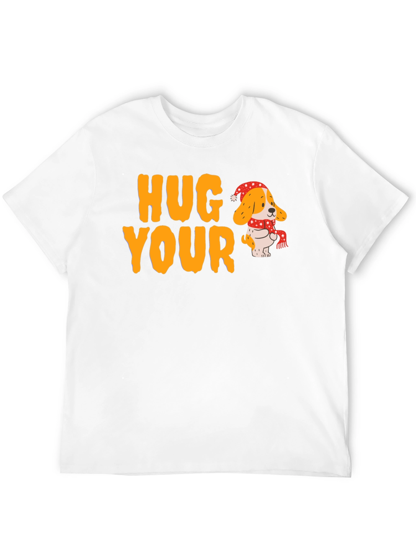 Hug Your Dog T-Shirt Holiday Beagle Tee