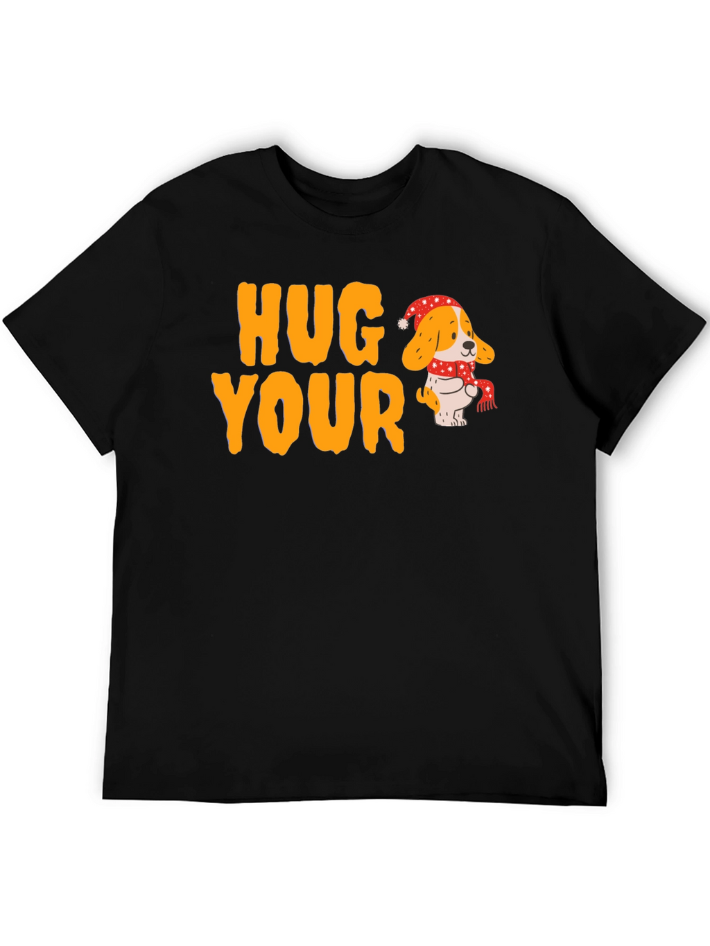 Hug Your Dog T-Shirt Holiday Beagle Tee