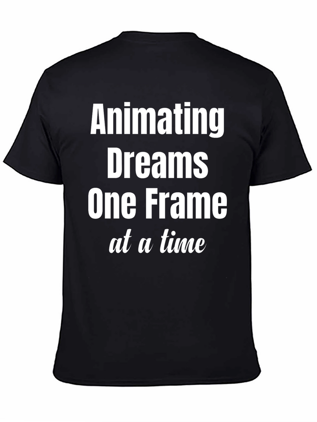 Animating Dreams Black Graphic Tee