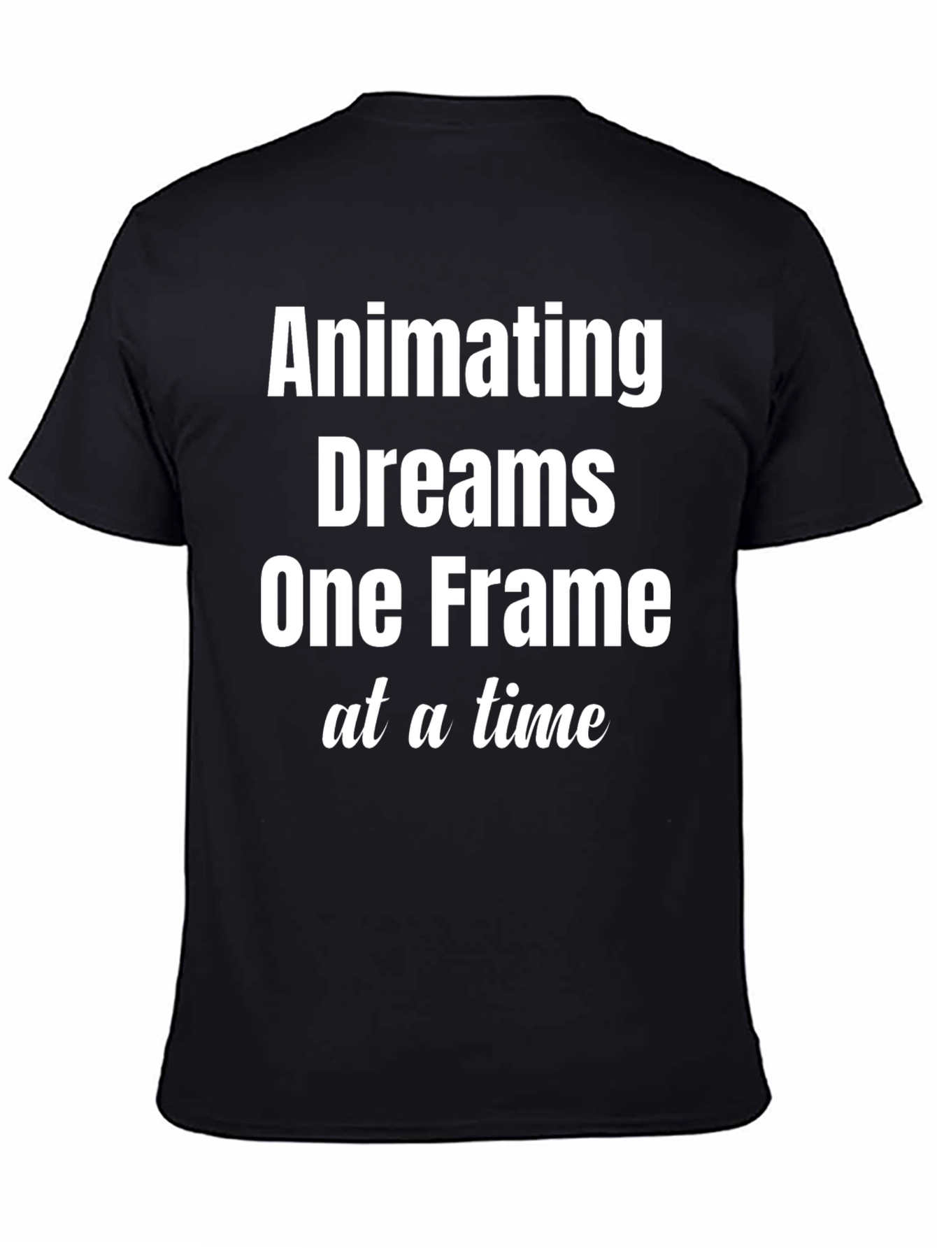 Animating Dreams Black Graphic Tee