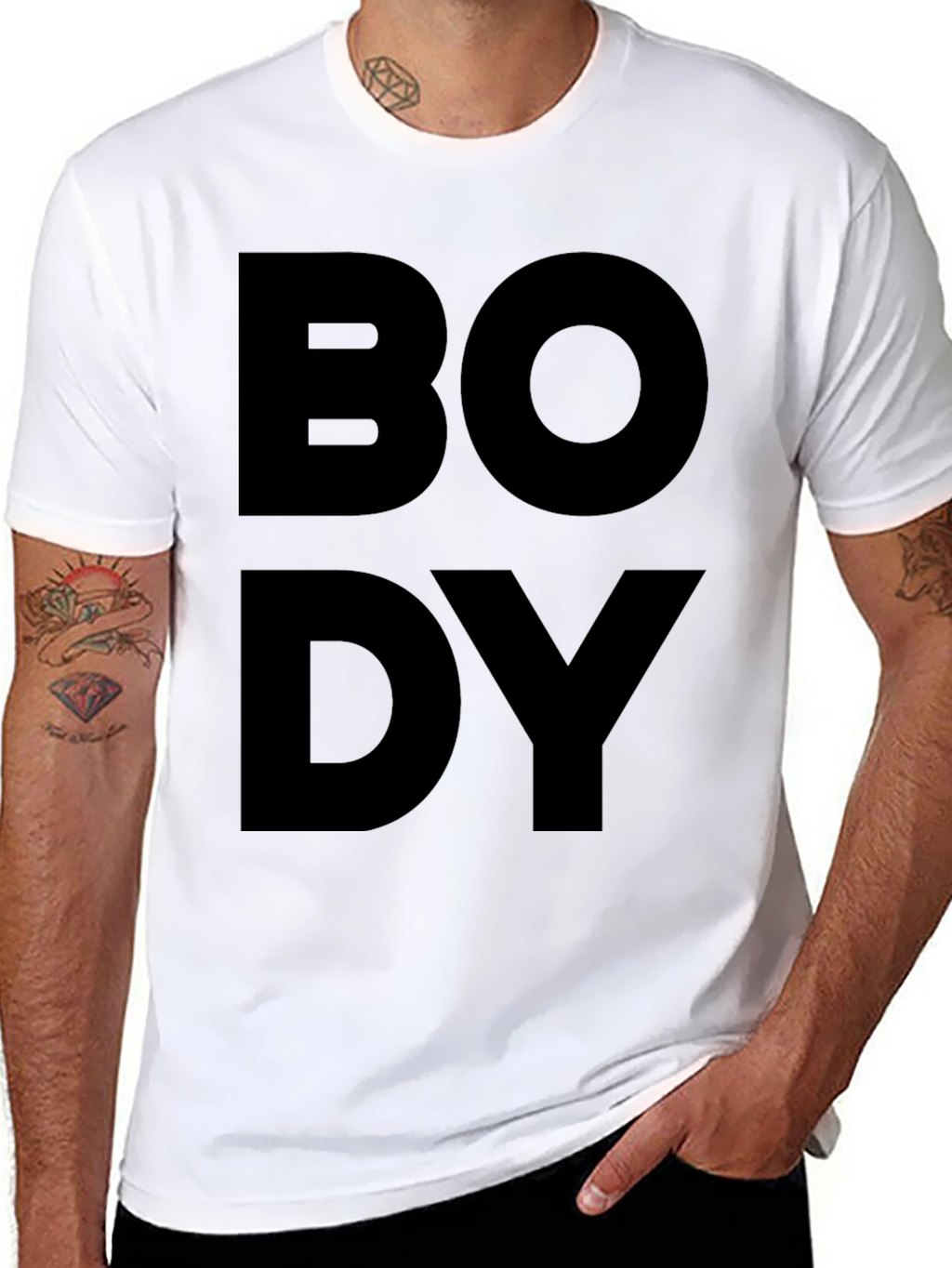 Body Graphic Tee - Bold Statement T-Shirt
