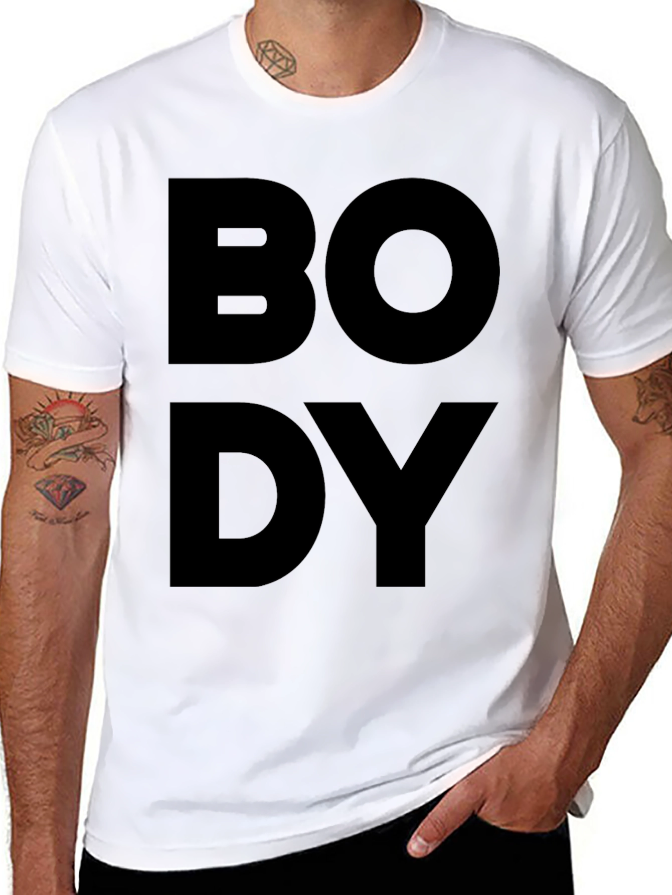Body Graphic Tee - Bold Statement T-Shirt