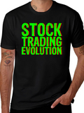 Stock Trading Evolution Graphic Tee