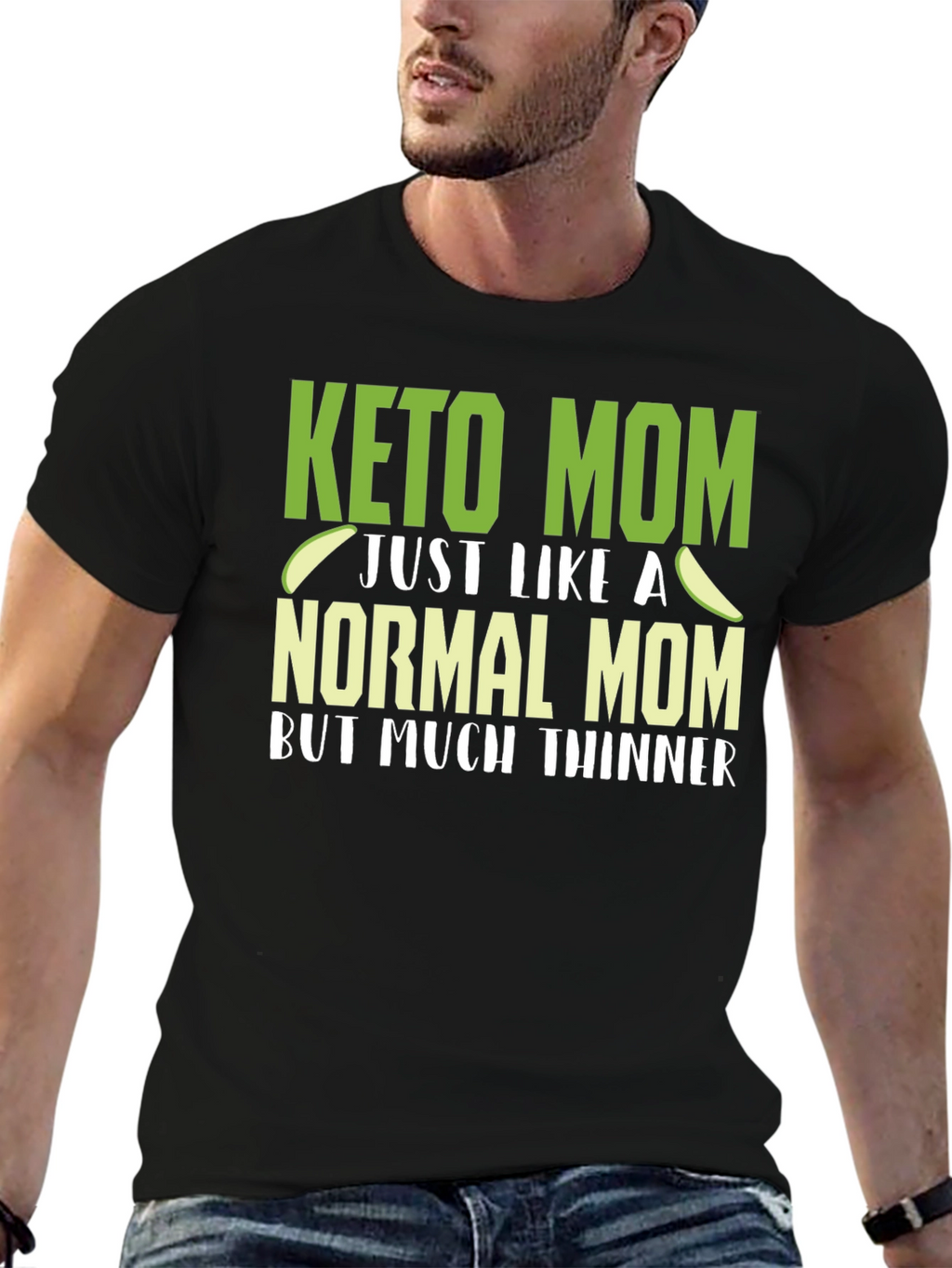 Keto Mom Graphic Tee - Slim Fit