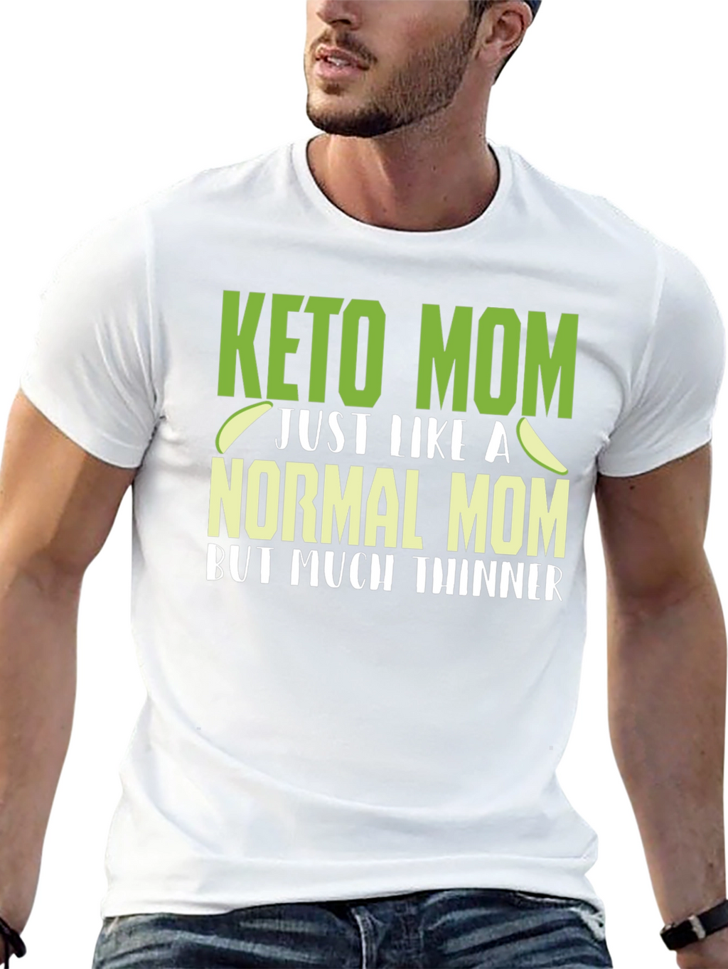 Keto Mom Graphic Tee - Slim Fit