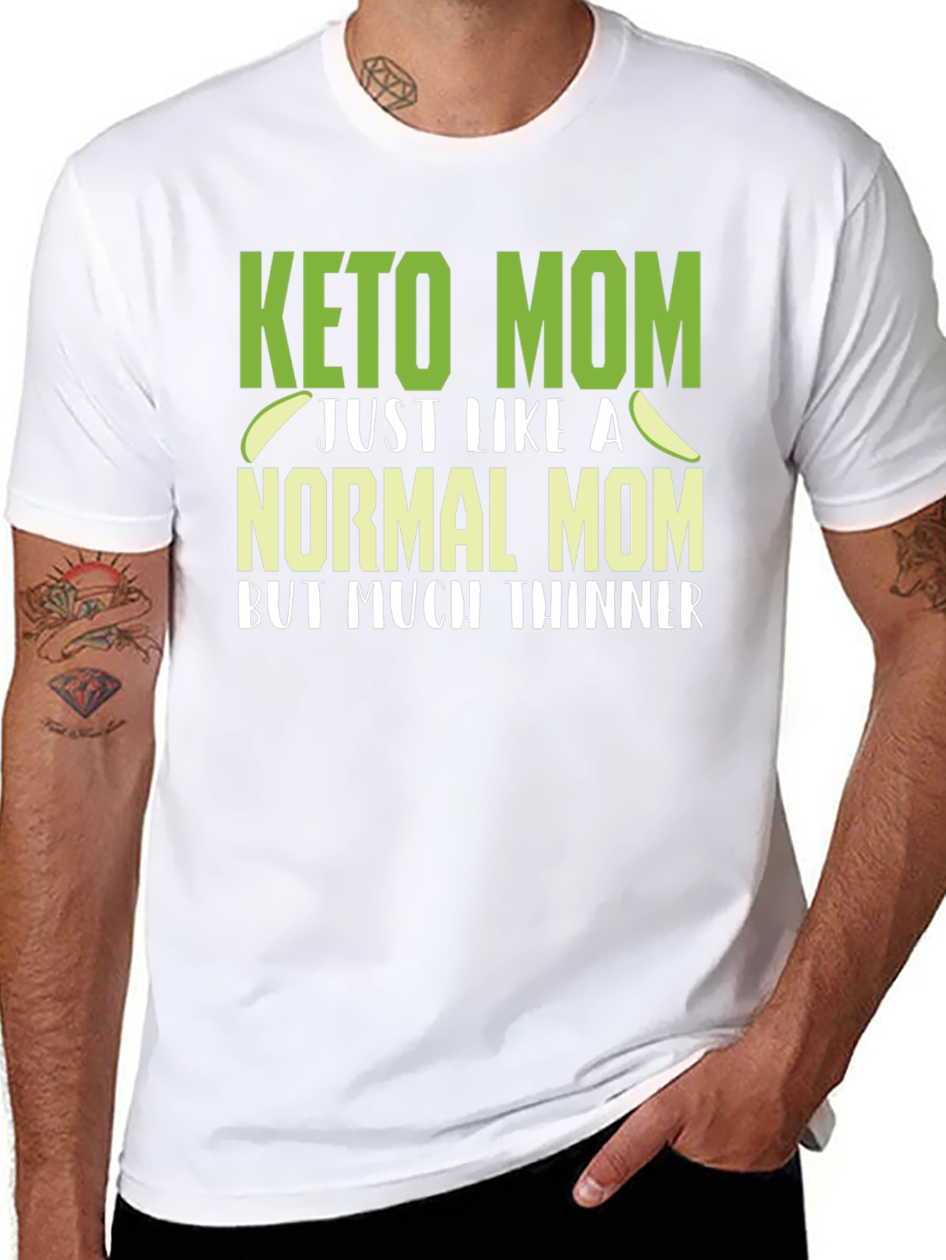 Keto Mom Graphic Tee - Slim Fit