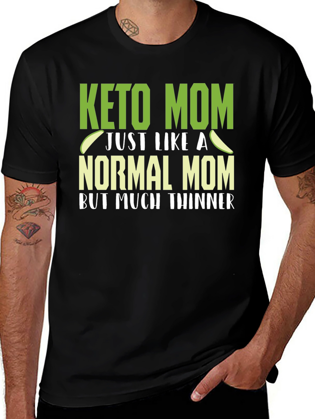 Keto Mom Graphic Tee - Slim Fit