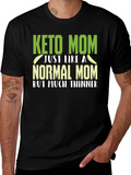 Keto Mom Graphic Tee - Slim Fit