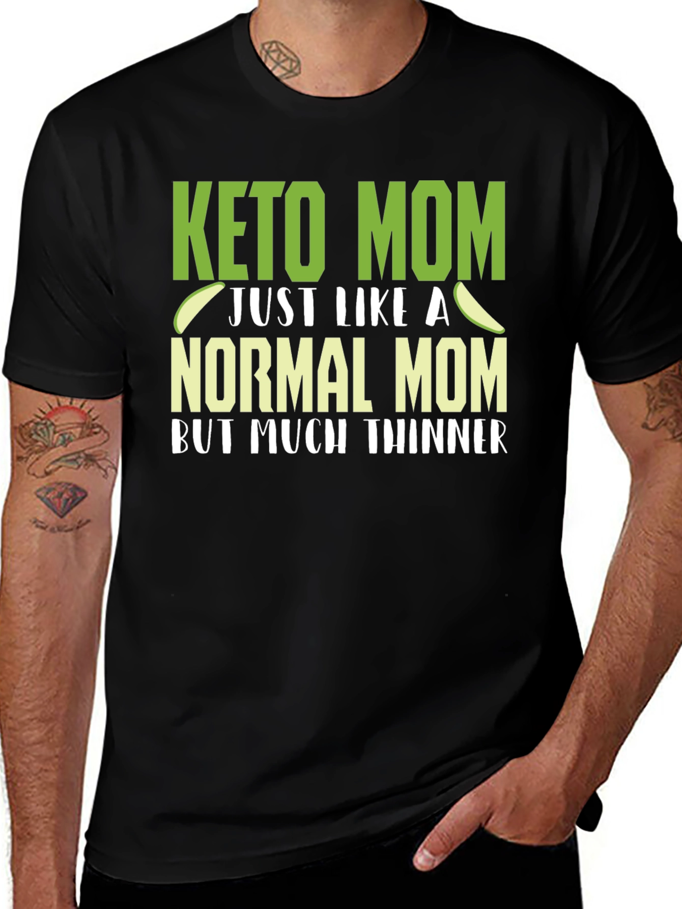 Keto Mom Graphic Tee - Slim Fit