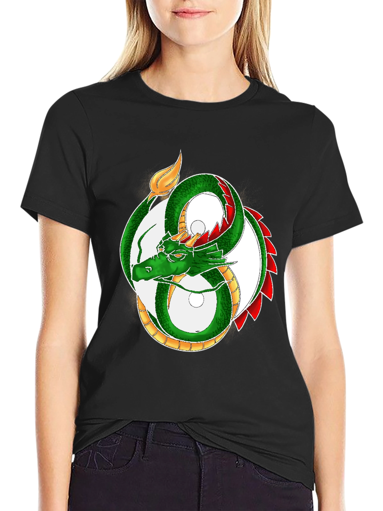 Dragon Ball Z Shenron Graphic Tee - Black