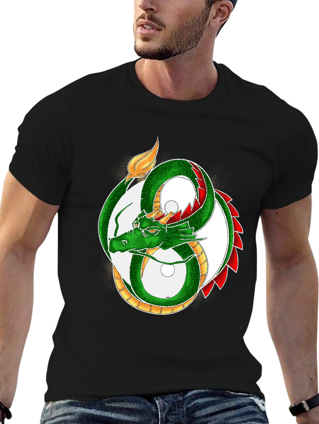 Dragon Ball Z Shenron Graphic Tee - Black