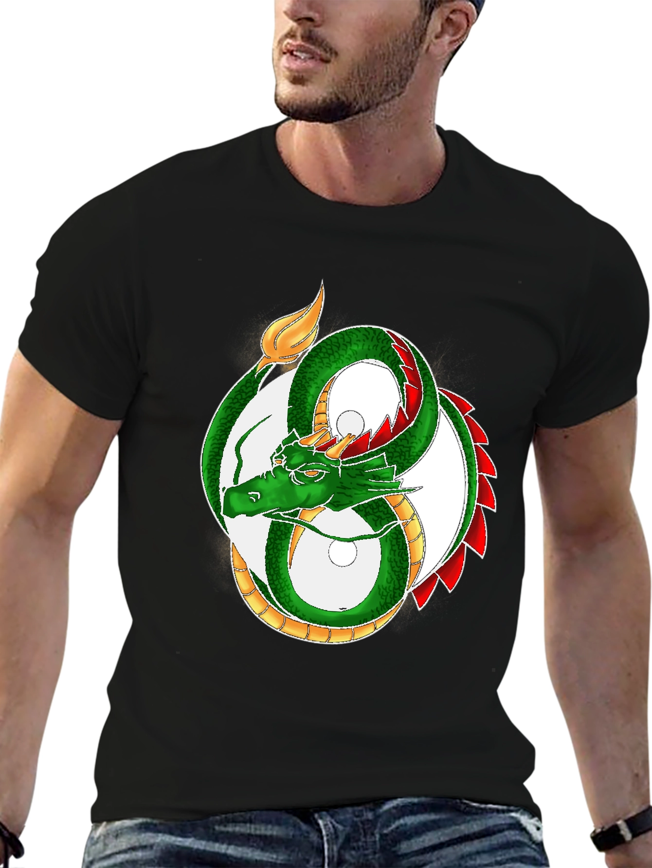 Dragon Ball Z Shenron Graphic Tee - Black
