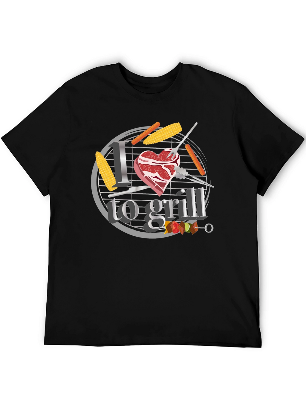 I Heart to Grill BBQ T-Shirt