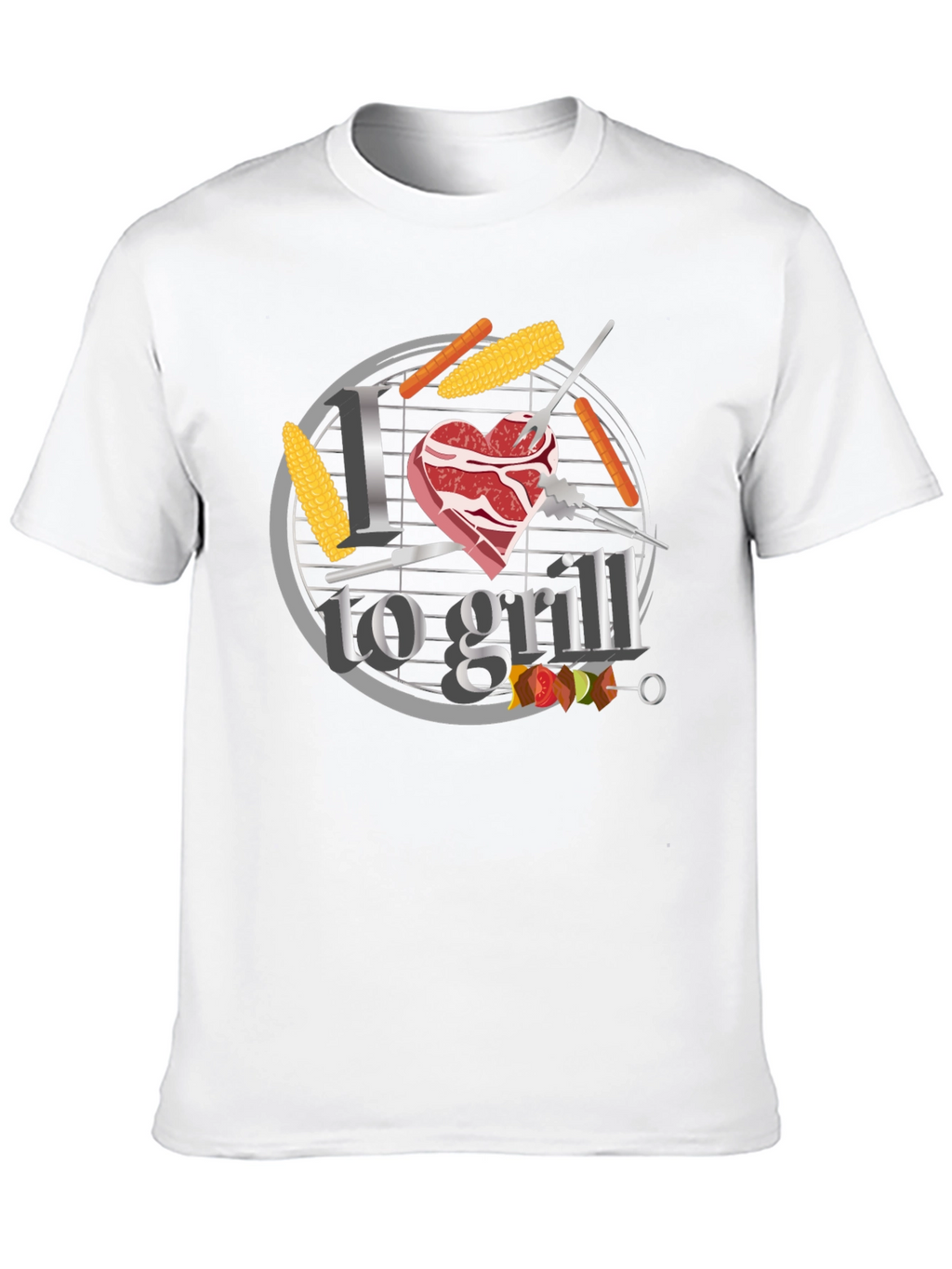 I Heart to Grill BBQ T-Shirt