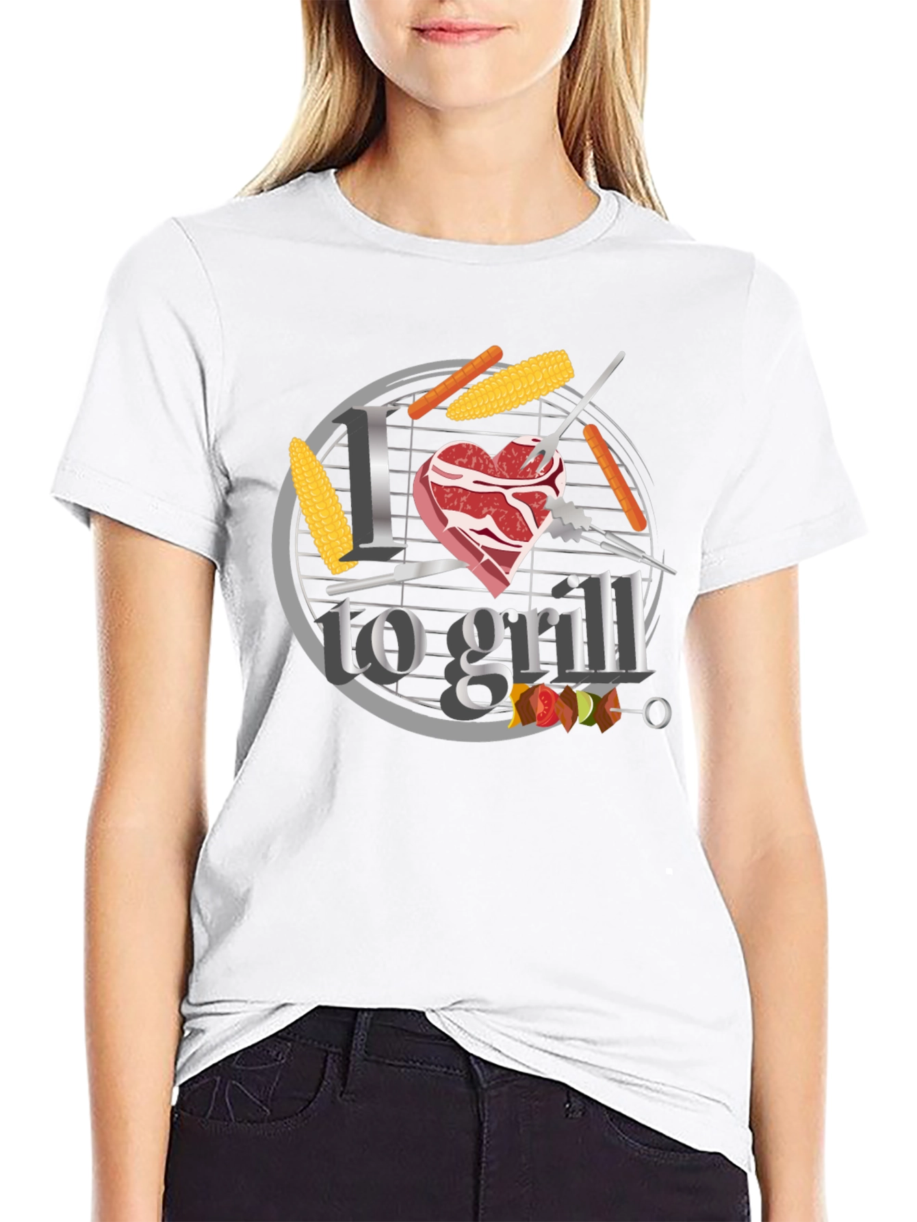 I Heart to Grill BBQ T-Shirt