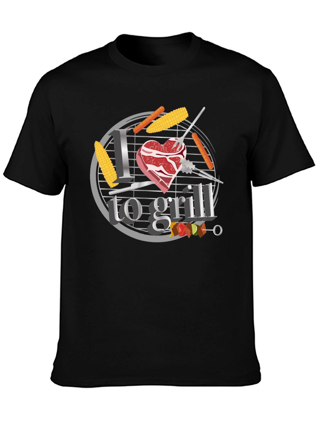 I Heart to Grill BBQ T-Shirt